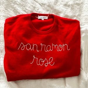 Lingua Franca 100% cashmere sweater